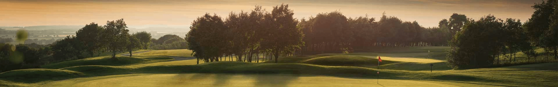 golf course in the evening