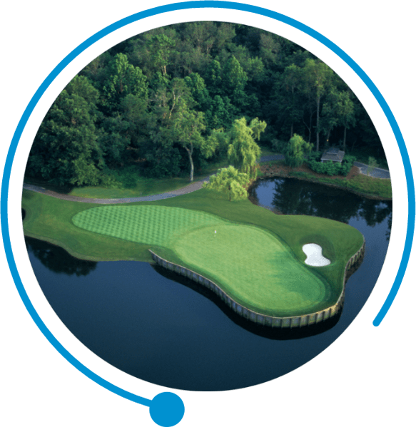 aerial photo of eagle oaks golf course