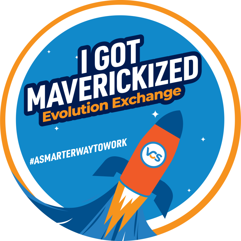 evolution exchange user conference rocket ship logo